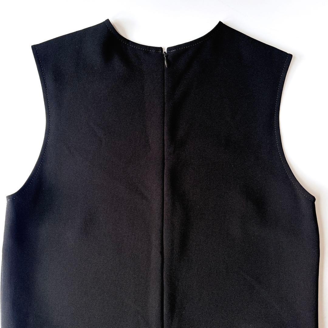 美品⁑ミューズドゥーズィエムクラス　トリアセジョーゼットオールインワン　ブラック