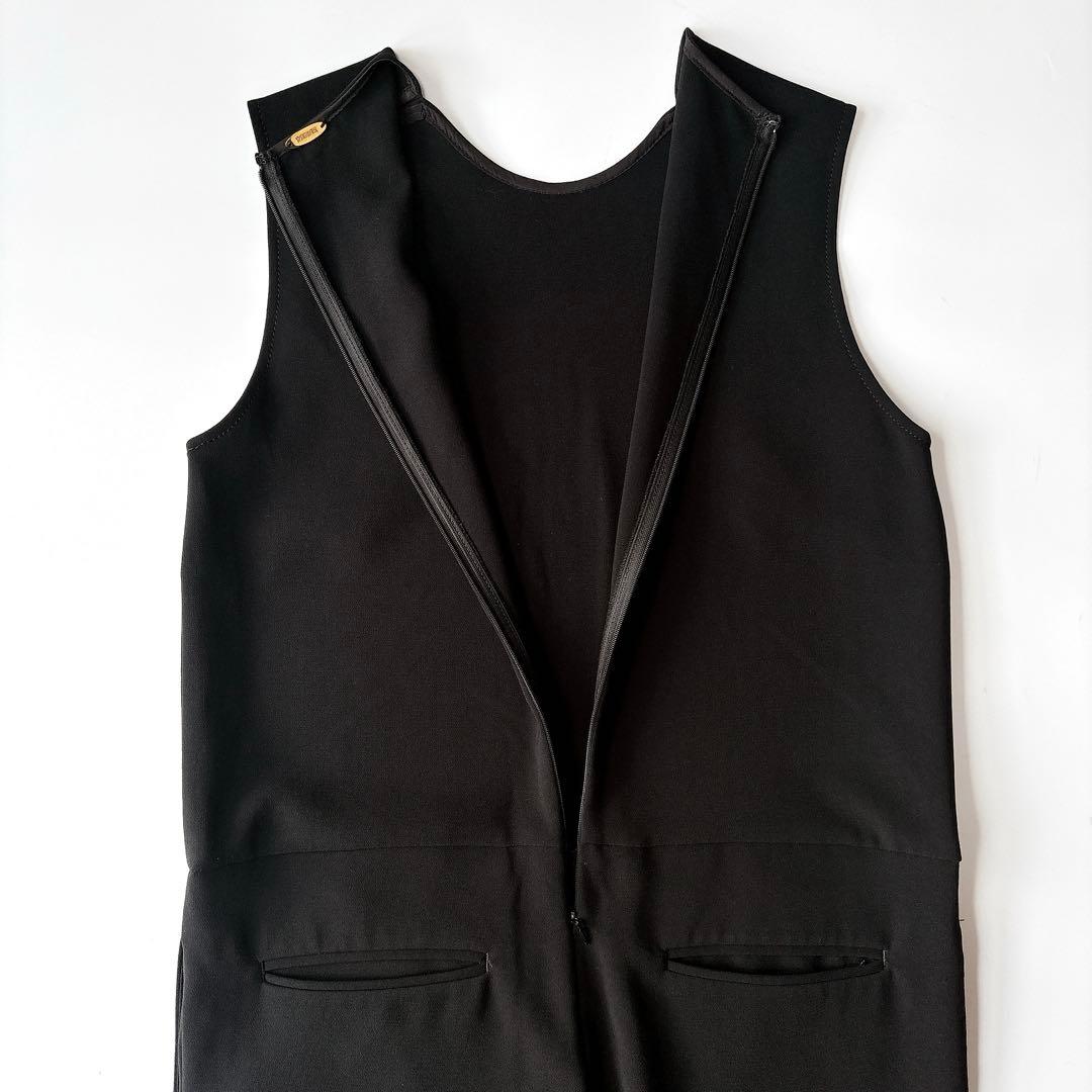 美品⁑ミューズドゥーズィエムクラス　トリアセジョーゼットオールインワン　ブラック