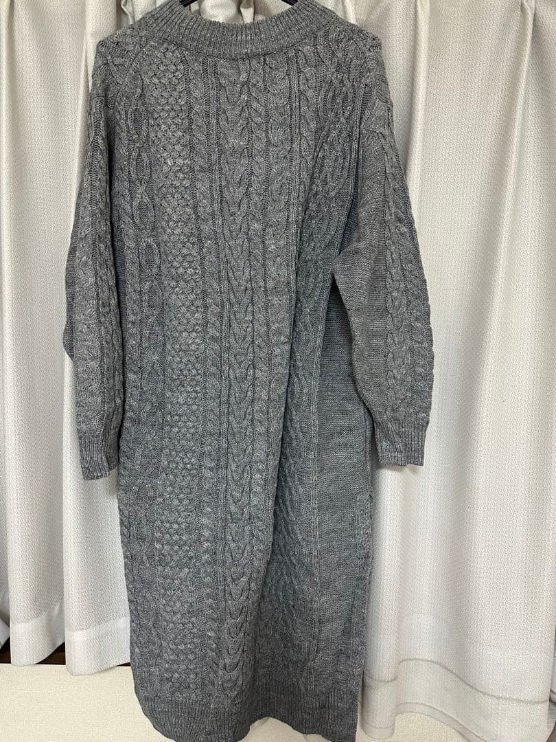 みかん93 Rose Tiara グレーニットワンピ42