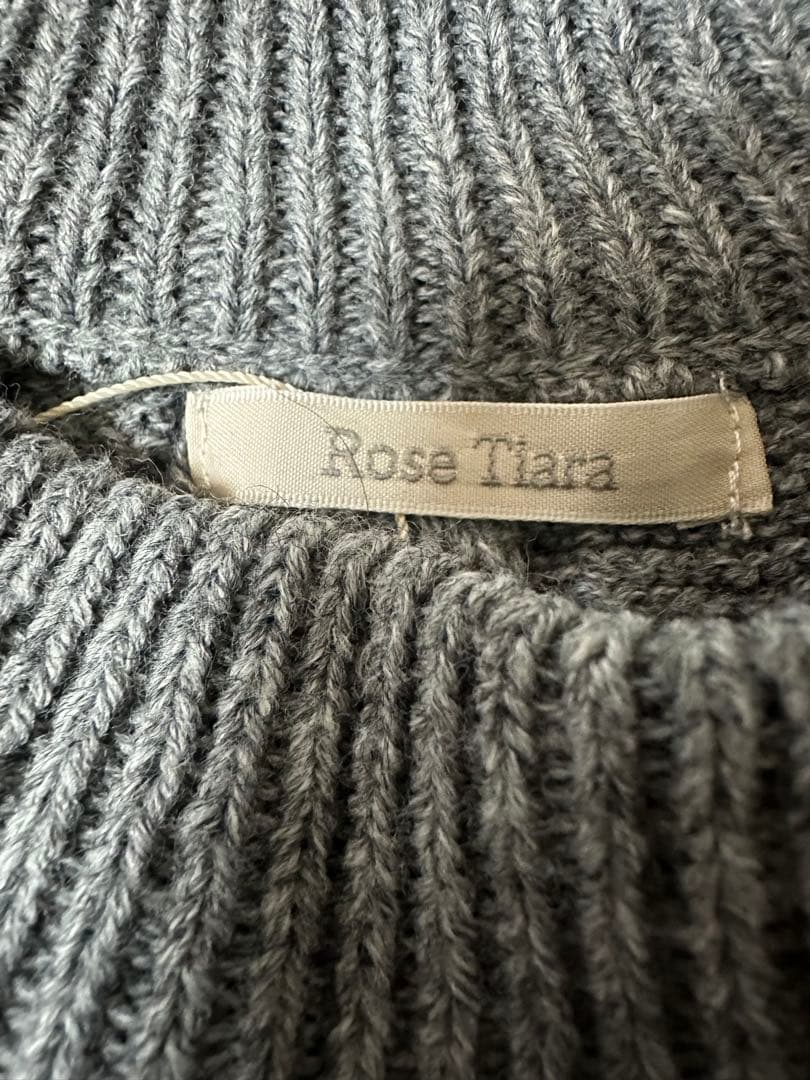 みかん93 Rose Tiara グレーニットワンピ42