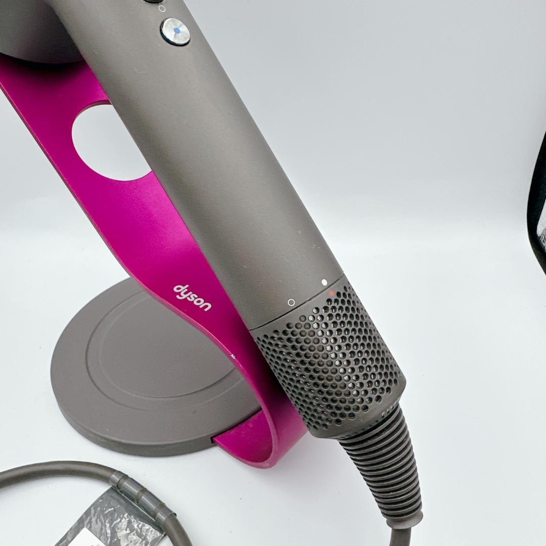 【概ね美品】ダイソンドライヤー Dyson HD08 大風量 レッド スタンド付