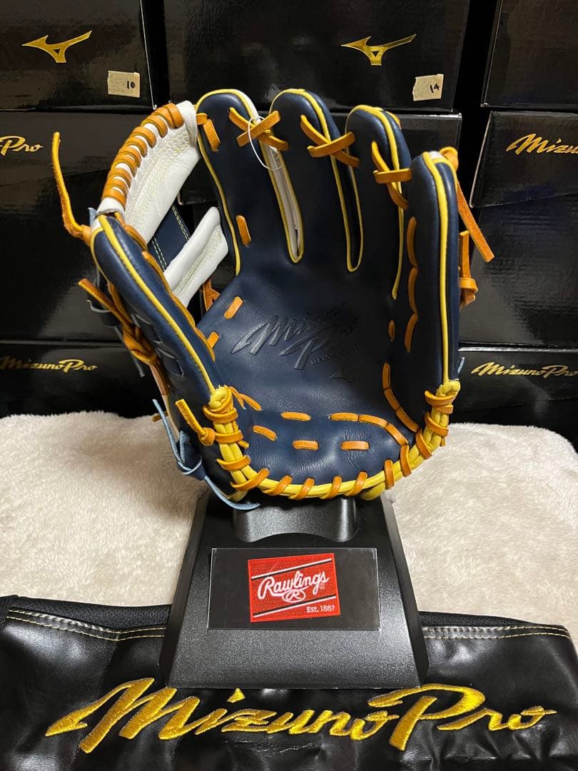 【勝色Collection】ミズノプロ　軟式　内野手用　グラブ