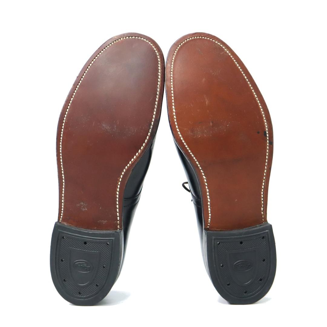 デッド 70s US NAVY USN サービス シューズ ミリタリー 米軍 黒