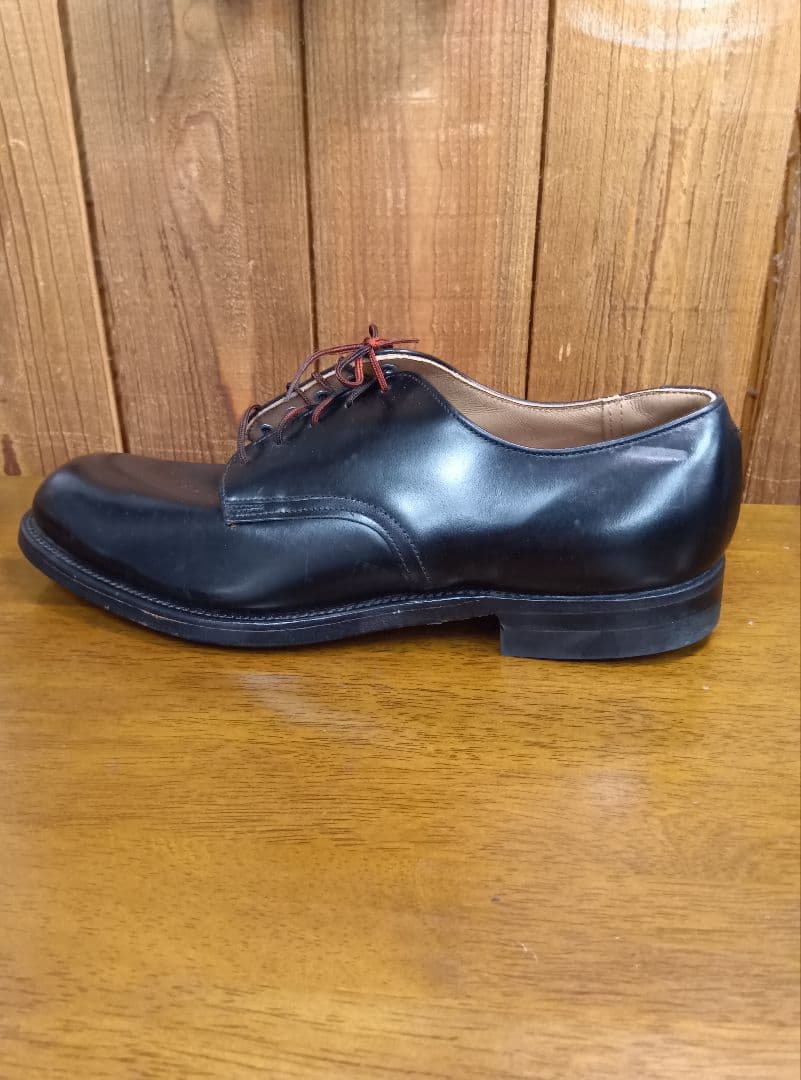 デッド 70s US NAVY USN サービス シューズ ミリタリー 米軍 黒