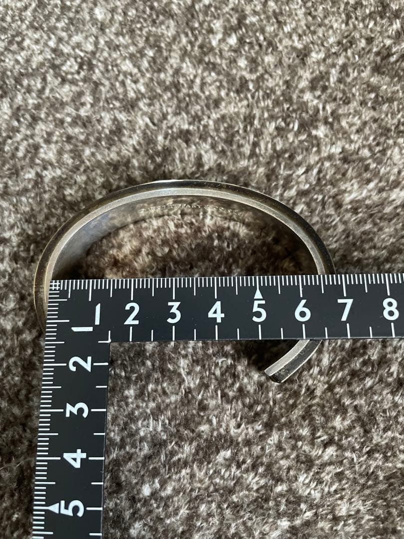 ティファニー シルバー チタン 1837 バングル ブレスレット カフ