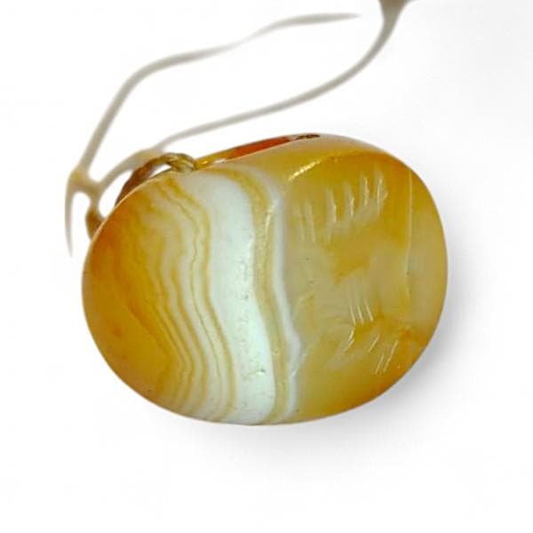 オカベマサノリ　アンティークビーズ　ネックレス　古代ビーズ　印章