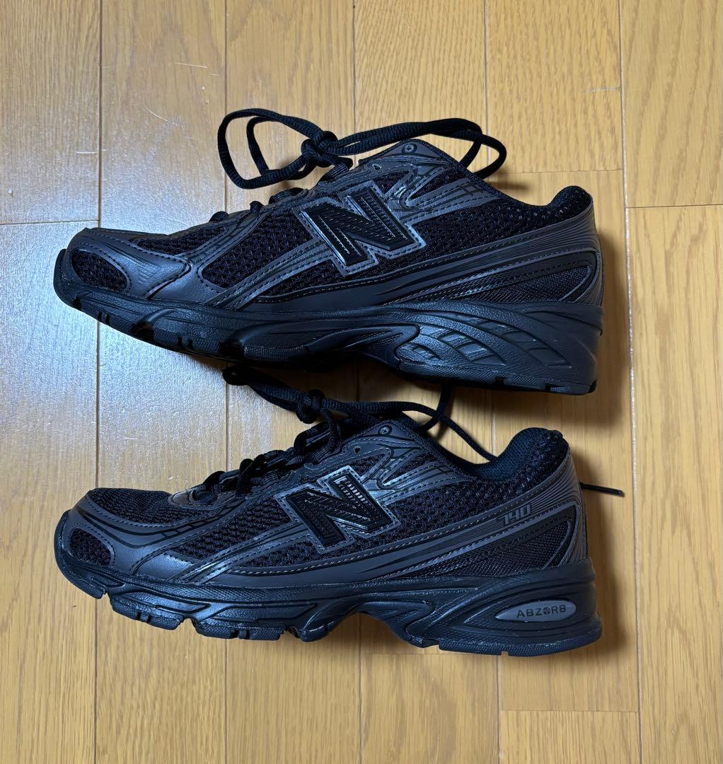 New Balance U740BO2 ブラックスニーカー 24.5cm