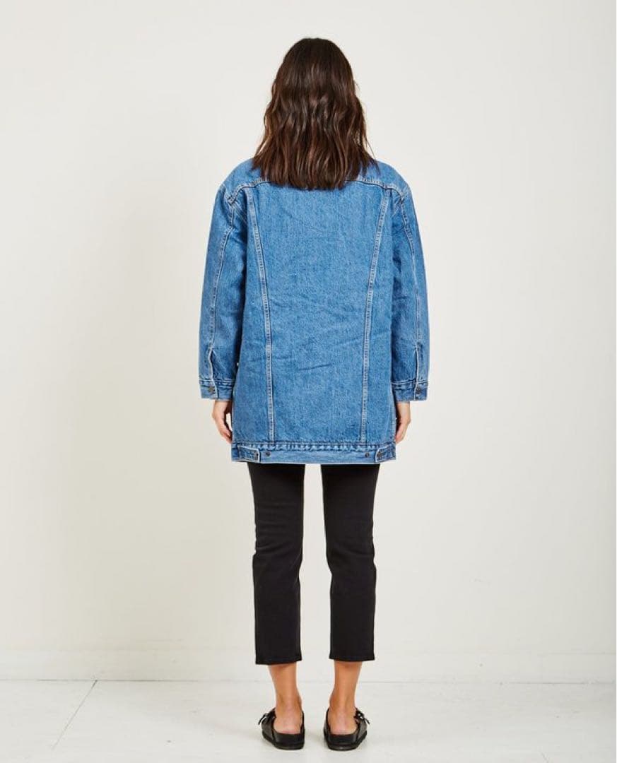 新品未使用★リーバイスプレミアムデニムジャケットボアジャケットロング丈