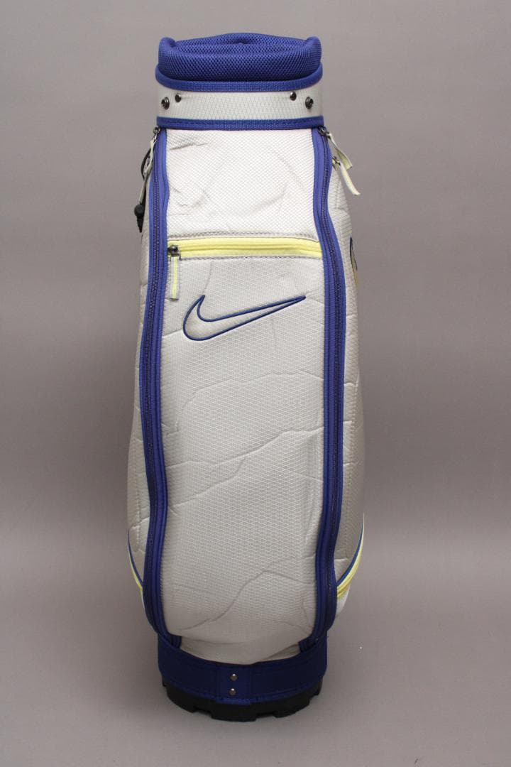 未使用に近い/NIKEナイキ/キャディバッグ/9型/カート/シルバー/美品
