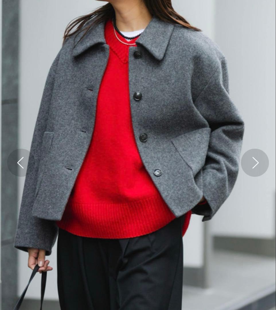 URBAN RESEARCH ウールモッサショートコート