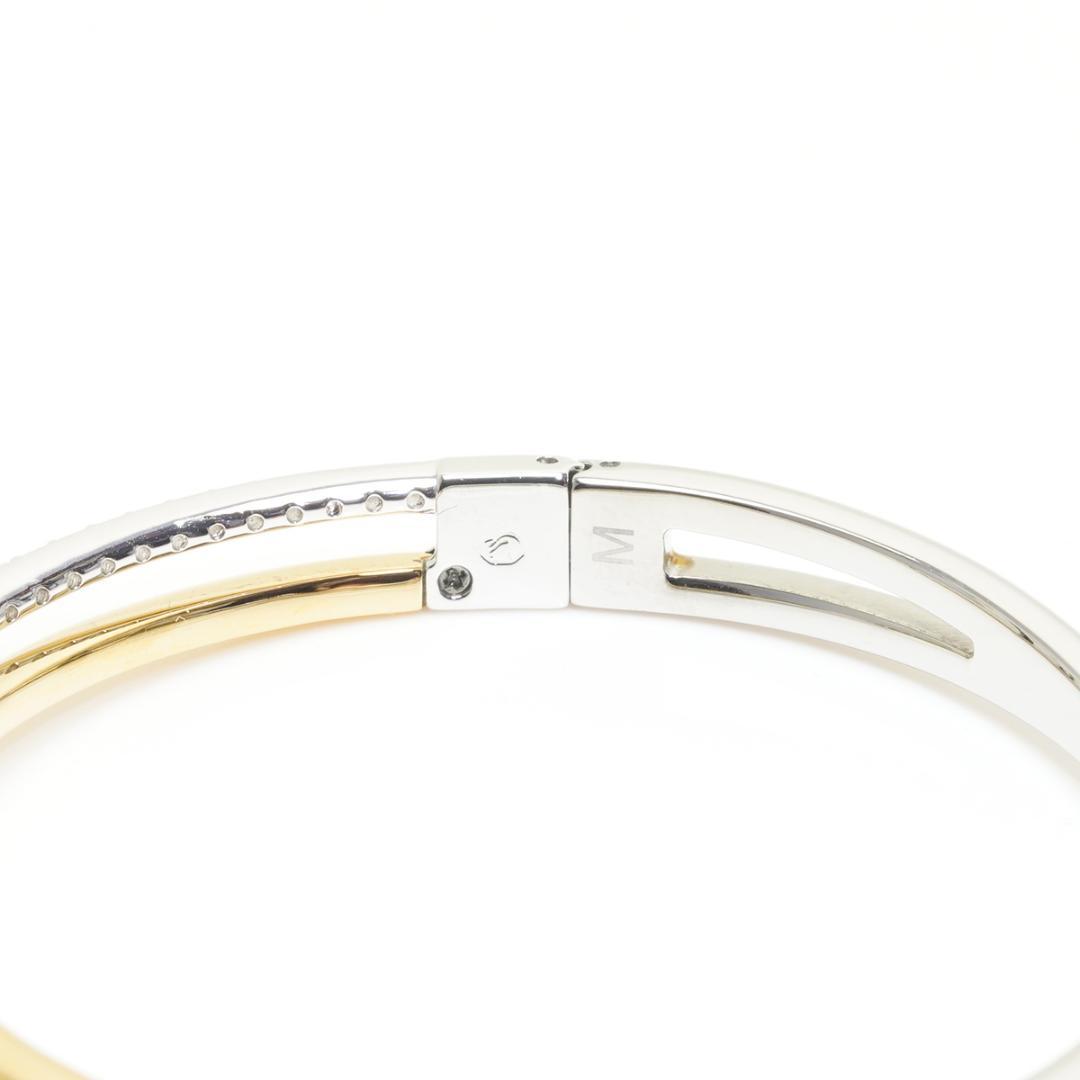 美品 スワロフスキー バングル Hyperbola ダイアゴナル 5689720