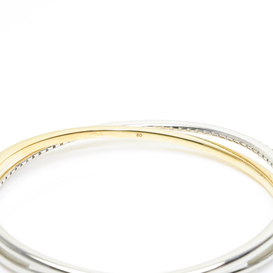 美品 スワロフスキー バングル Hyperbola ダイアゴナル 5689720