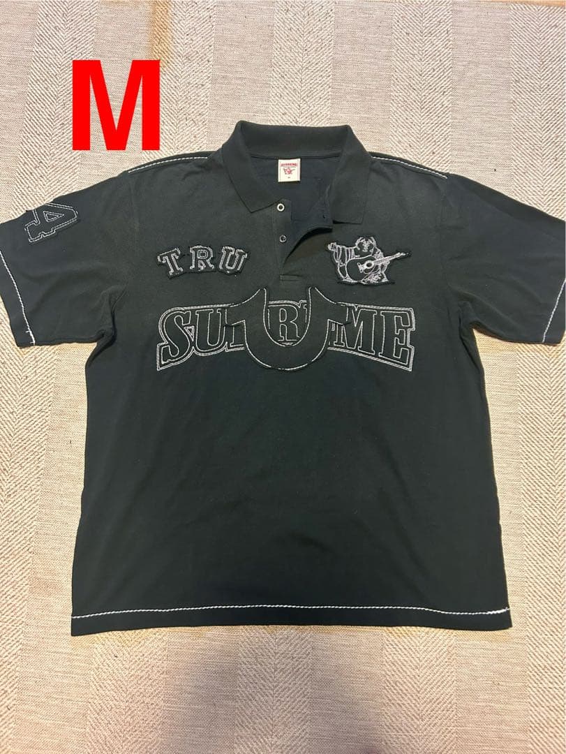 Supreme/True Religion Appliqué Polo