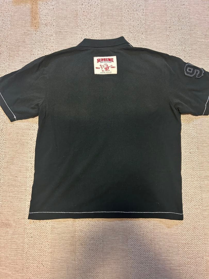 Supreme/True Religion Appliqué Polo