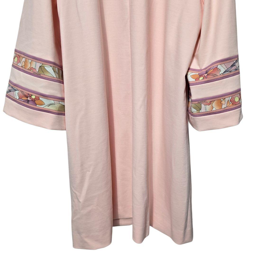 LEONARD レオナール スプリングコート ノーカラーコート 44