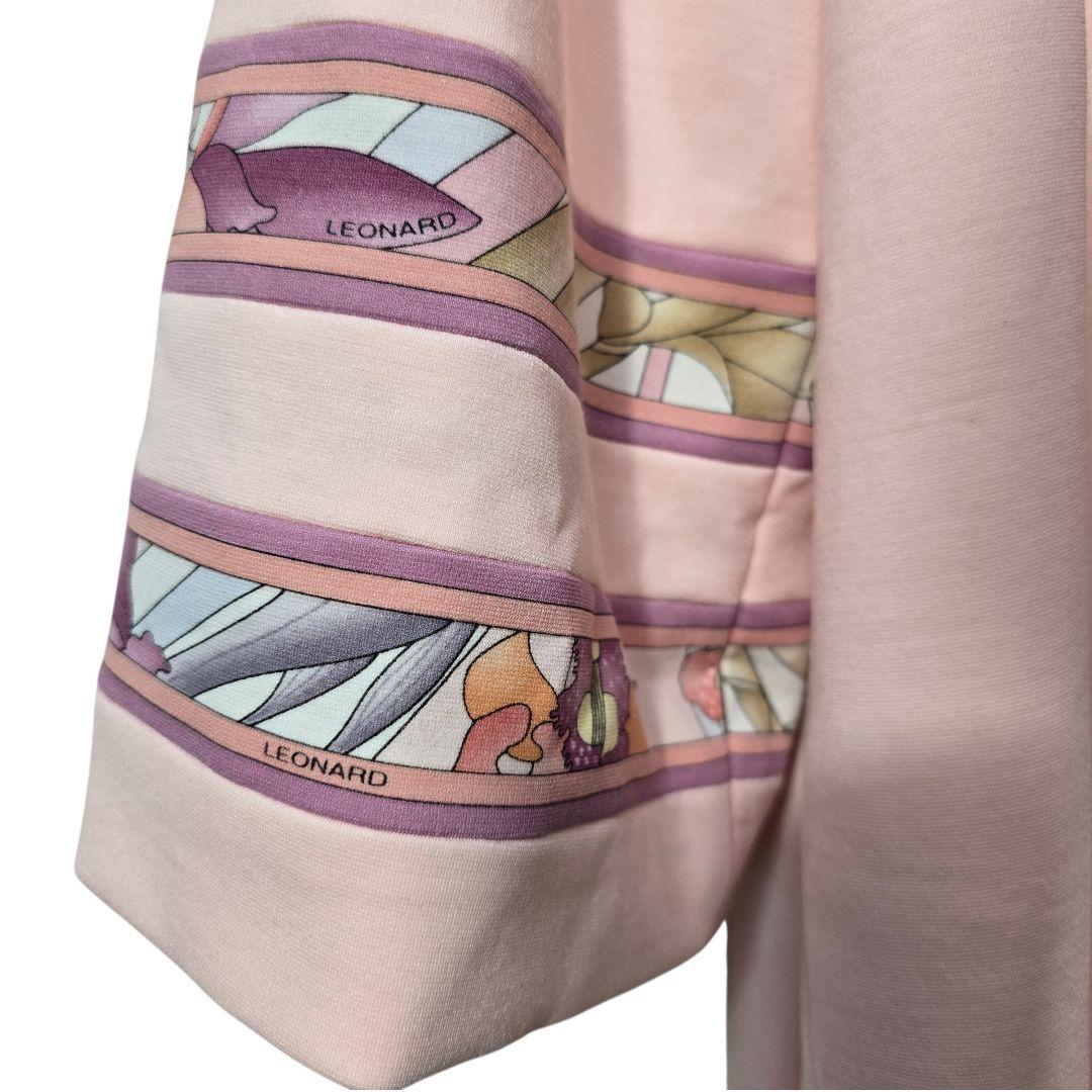 LEONARD レオナール スプリングコート ノーカラーコート 44