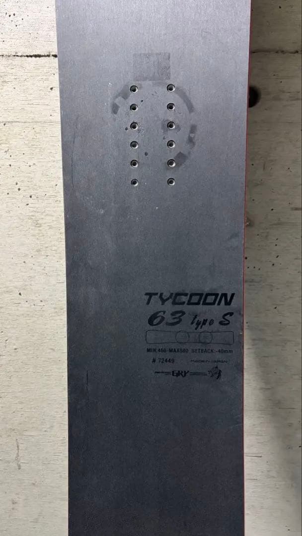 GRAY TYCOON typeS 163㎝ 17-18モデル 即滑走可能‼️