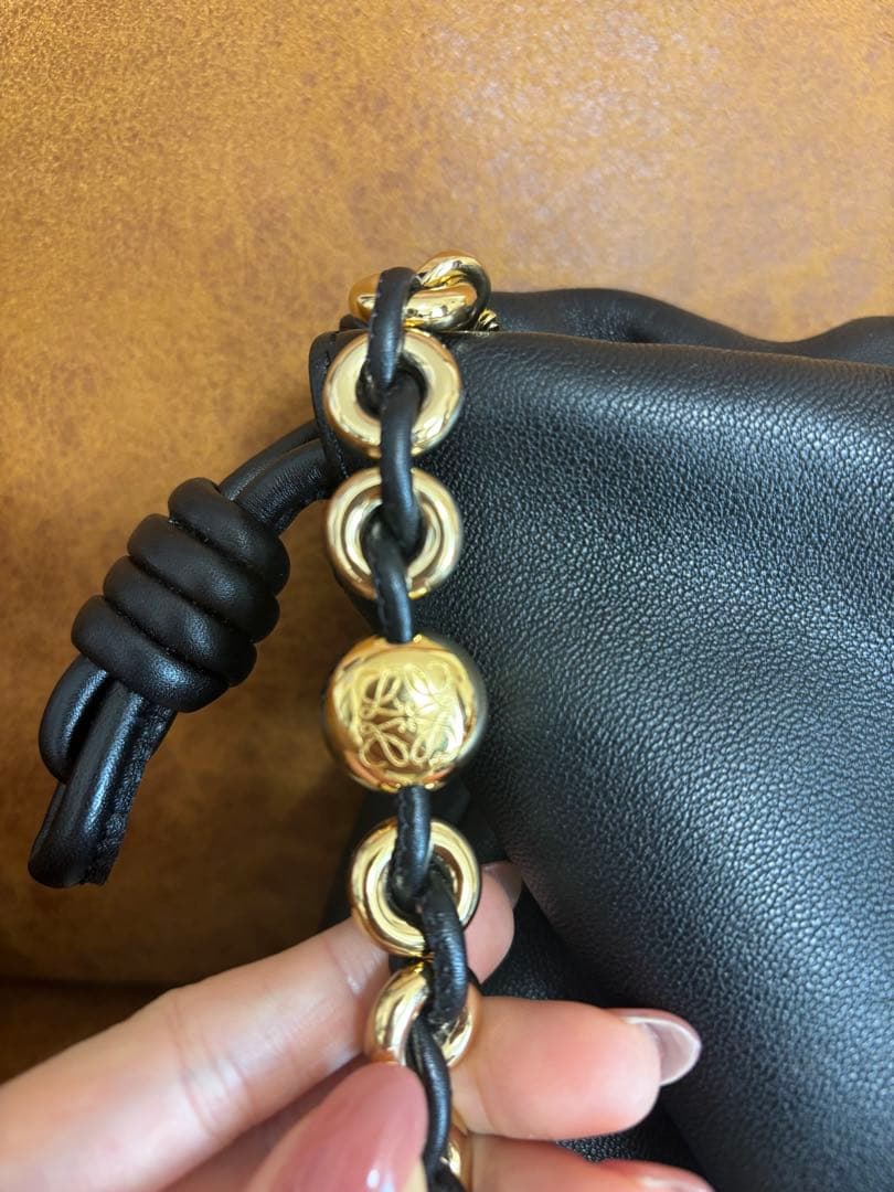 専用　LOEWE ロエベ フラメンコパース ミディアム ブラック 正規品