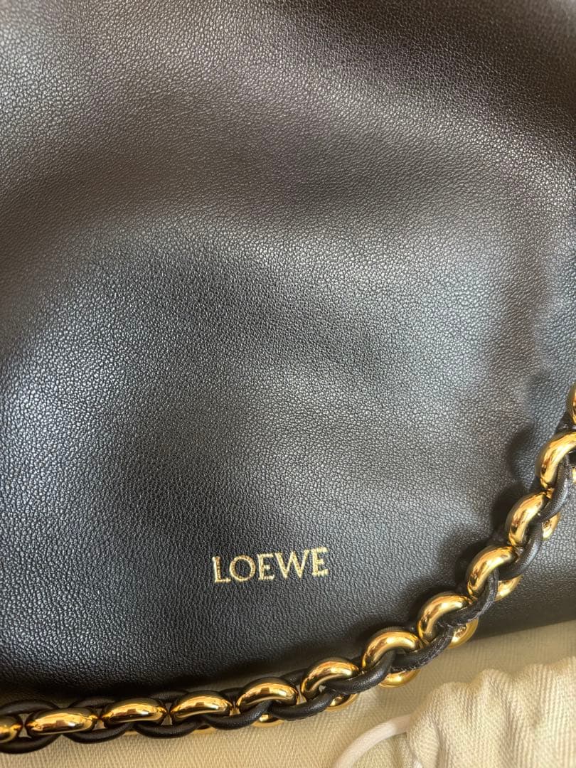 専用　LOEWE ロエベ フラメンコパース ミディアム ブラック 正規品