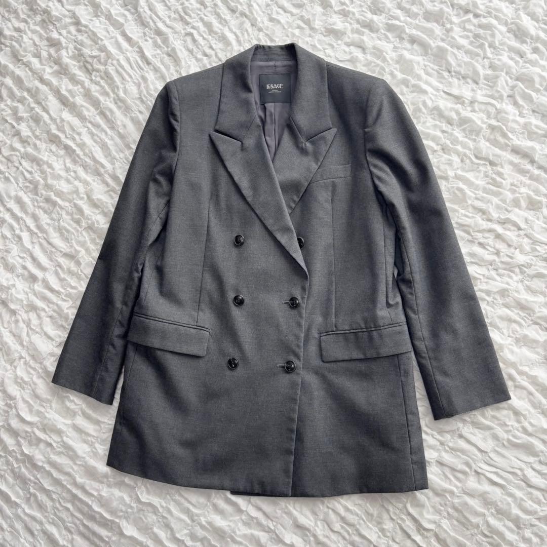 【美品】 ジャーナルスタンダードレサージュ ハイカウントダブルジャケット