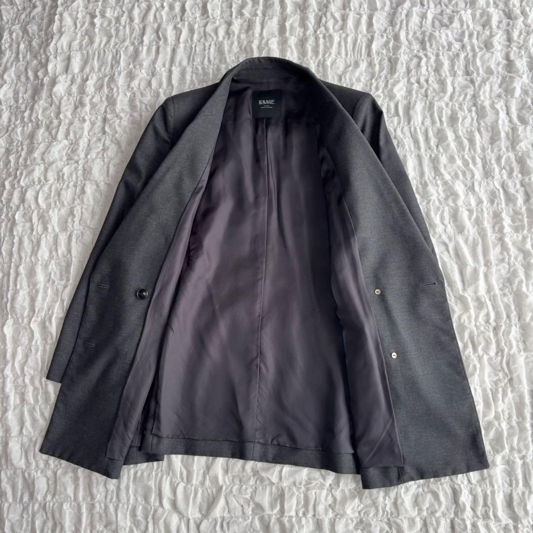 【美品】 ジャーナルスタンダードレサージュ ハイカウントダブルジャケット