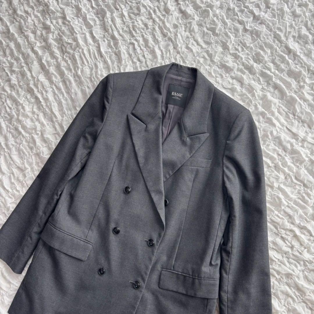 【美品】 ジャーナルスタンダードレサージュ ハイカウントダブルジャケット