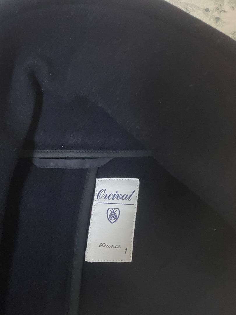 オーチバル ORCIVAL チェスターコート ネイビー オーシバル