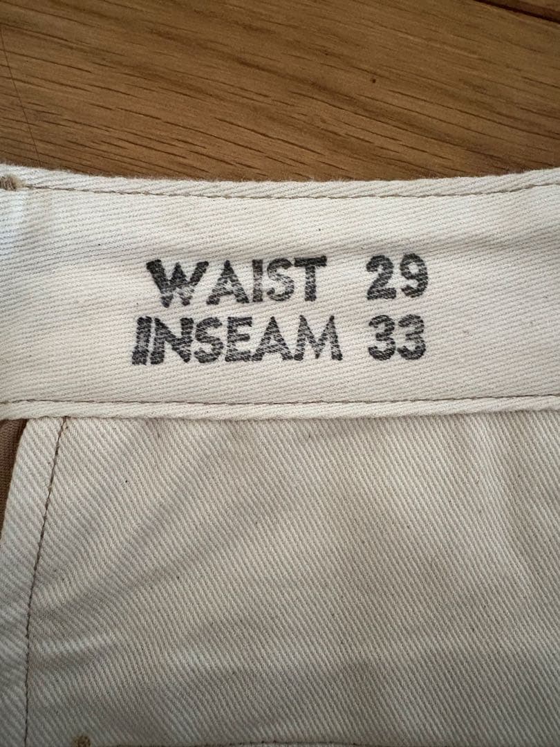 【美品】BUZZ RICKSON’S ORIGINAL SPEC.CHINOS