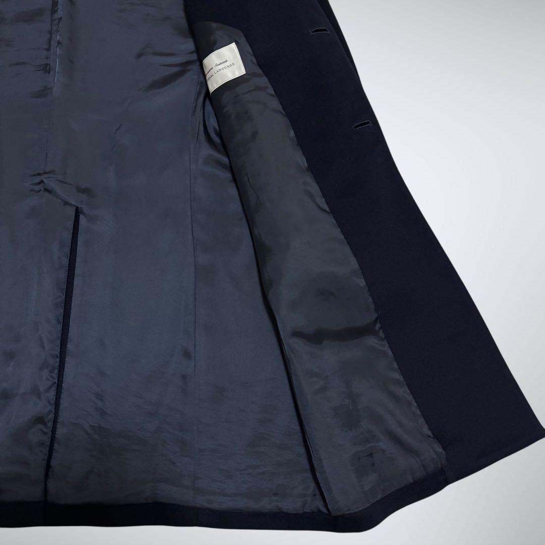 極美品 ユニバーサルランゲージ コロンボ カシミヤ100 チェスターコート S