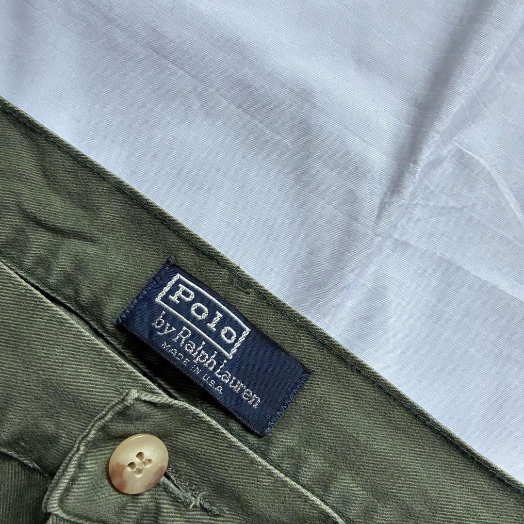 古着　90s　ポロバイラルフローレン　ポロチノ　チノパン　USA製