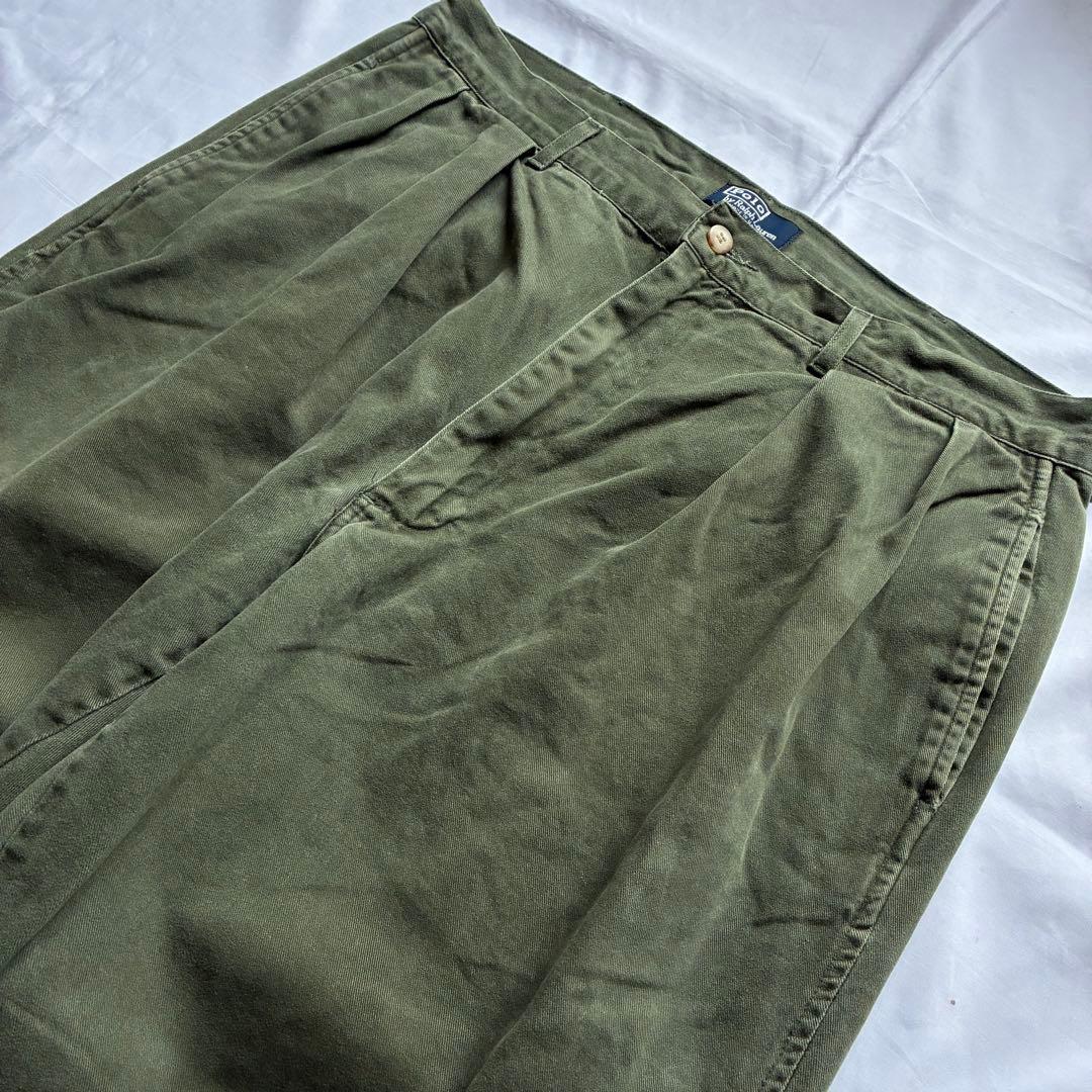 古着　90s　ポロバイラルフローレン　ポロチノ　チノパン　USA製