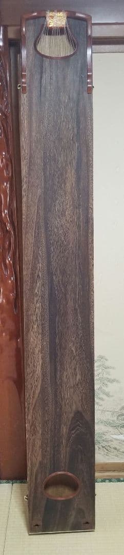 和琴 13弦琴 183cm 琴柱／琴爪入れ／猫足／丸袋付き【引き取り歓迎】