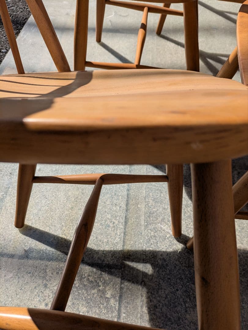 ヴィンテージ　飛騨産業ウインザーチェア 　キツツキ