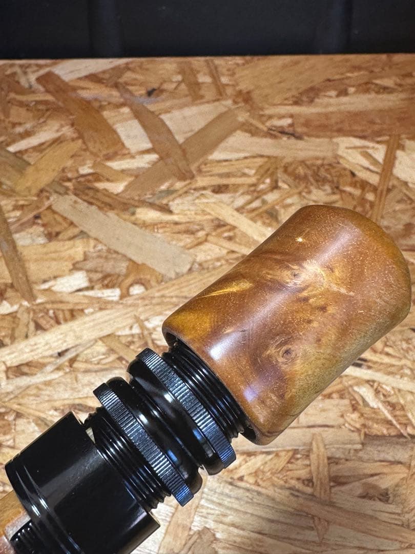 グリップ　トップウォーター渓流　ハンドメイド　ハイブリッドウッド