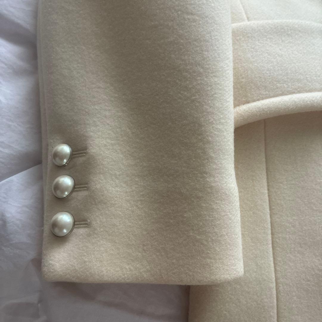 miu miu アイボリー ロングコート