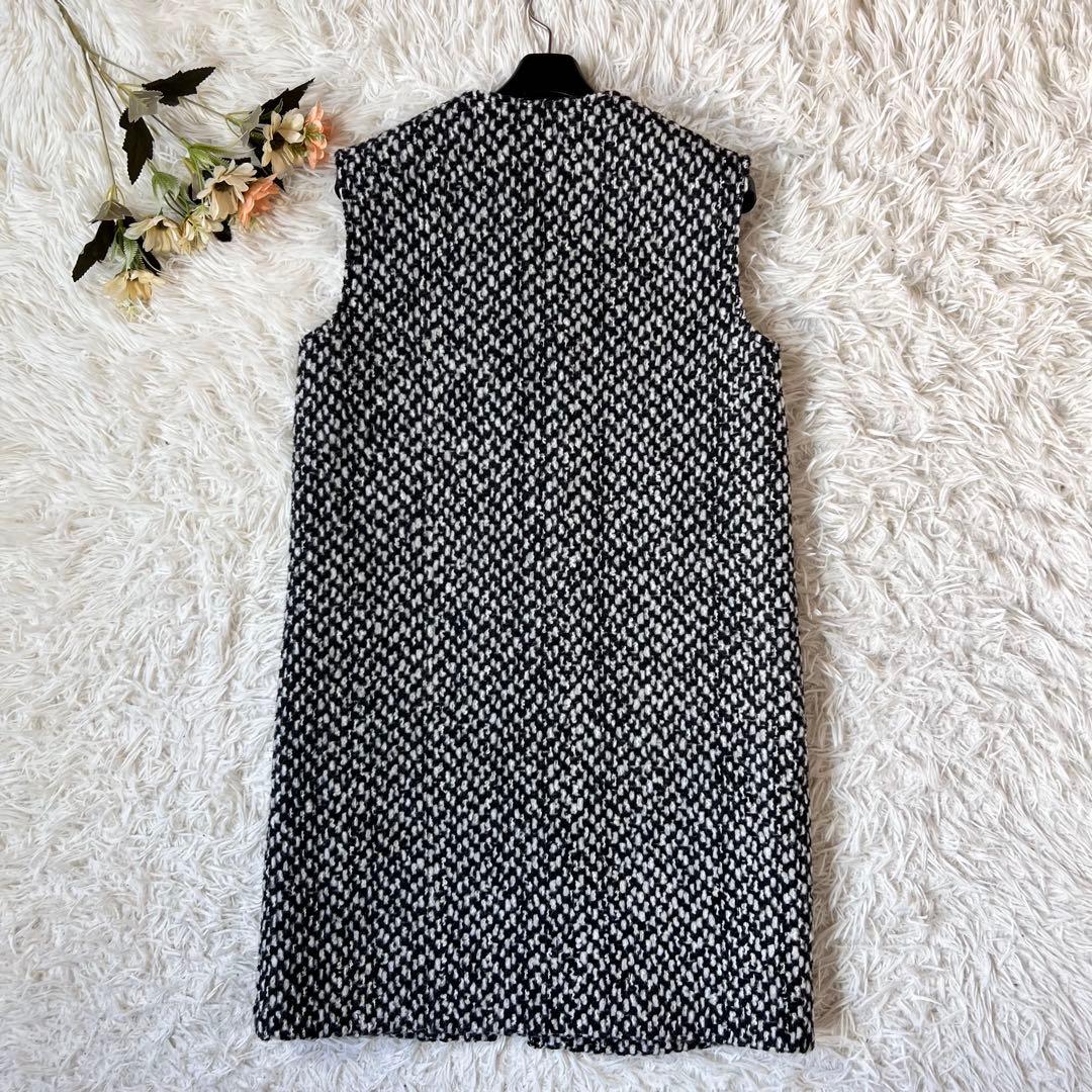 MADISONBLUE マディソンブ ツイード ロング ジレ