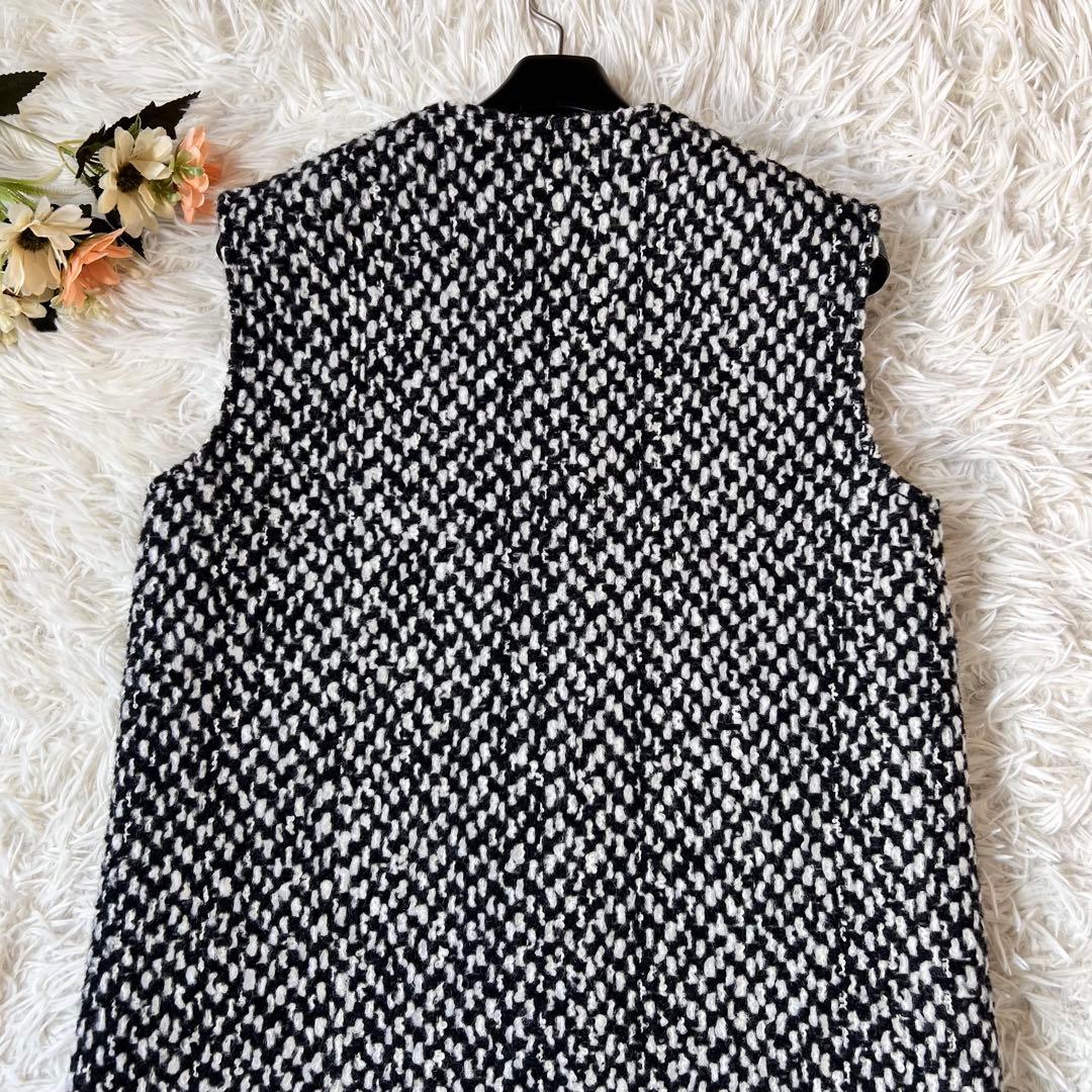 MADISONBLUE マディソンブ ツイード ロング ジレ