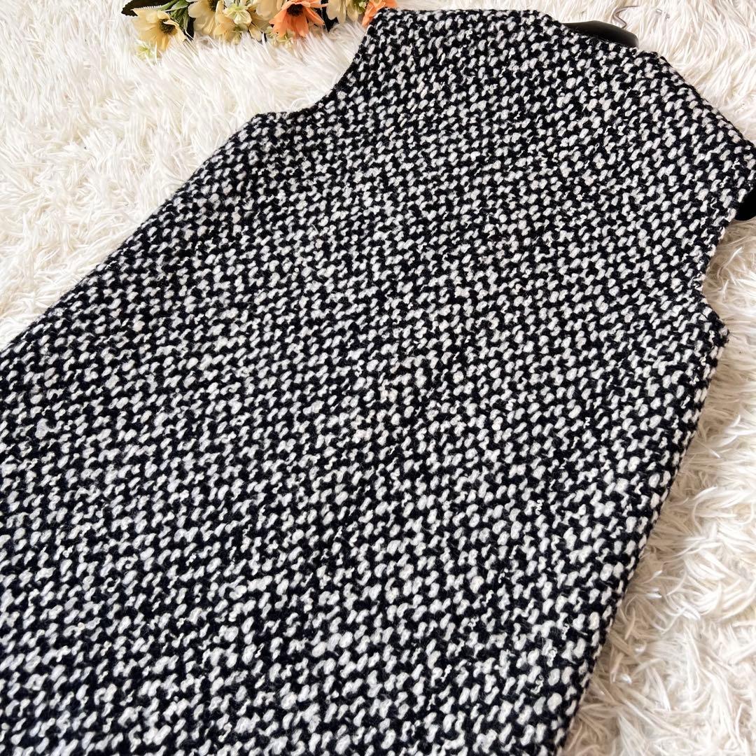 MADISONBLUE マディソンブ ツイード ロング ジレ