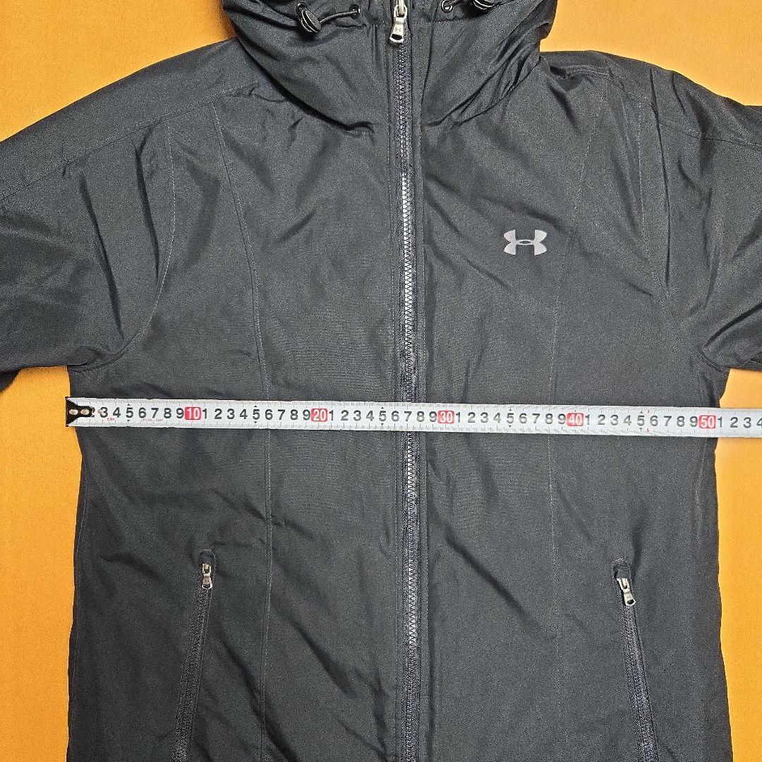 美品　UNDER ARMOUR　M　ベンチコート　黒　インフラレッド　撥水