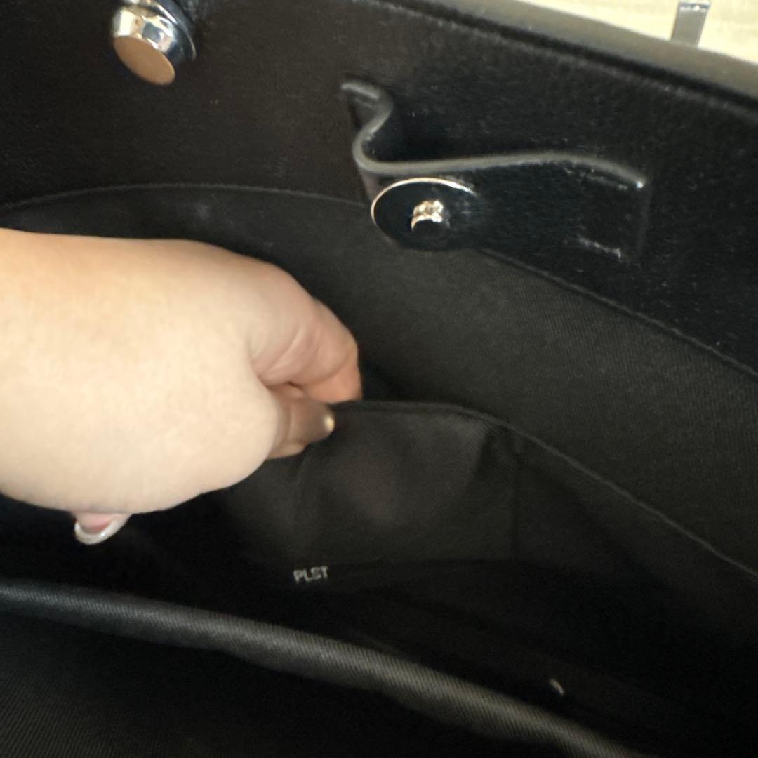 PLST（プラステ）2WAYトートバッグ 黒