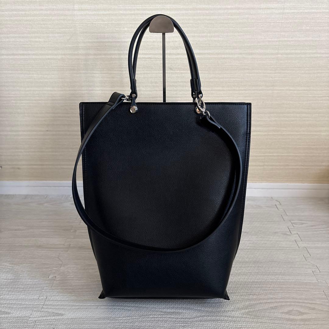 PLST（プラステ）2WAYトートバッグ 黒