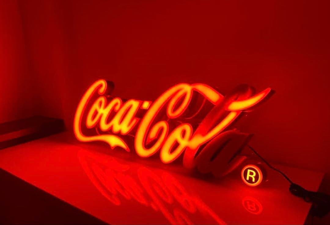 コカ・コーラ　LED ネオンサイネージ【大】