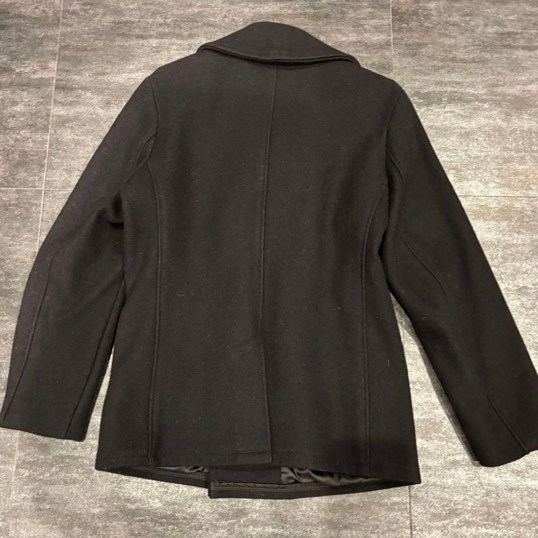 90s Schott Pea coat double black 38 USA製