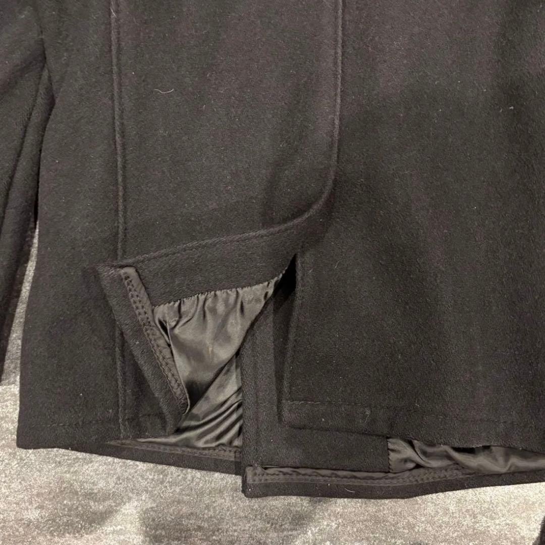 90s Schott Pea coat double black 38 USA製