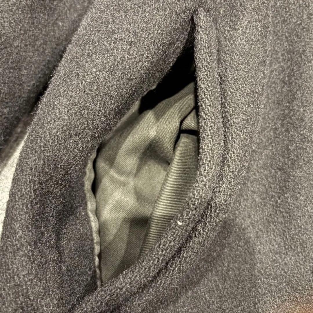 90s Schott Pea coat double black 38 USA製