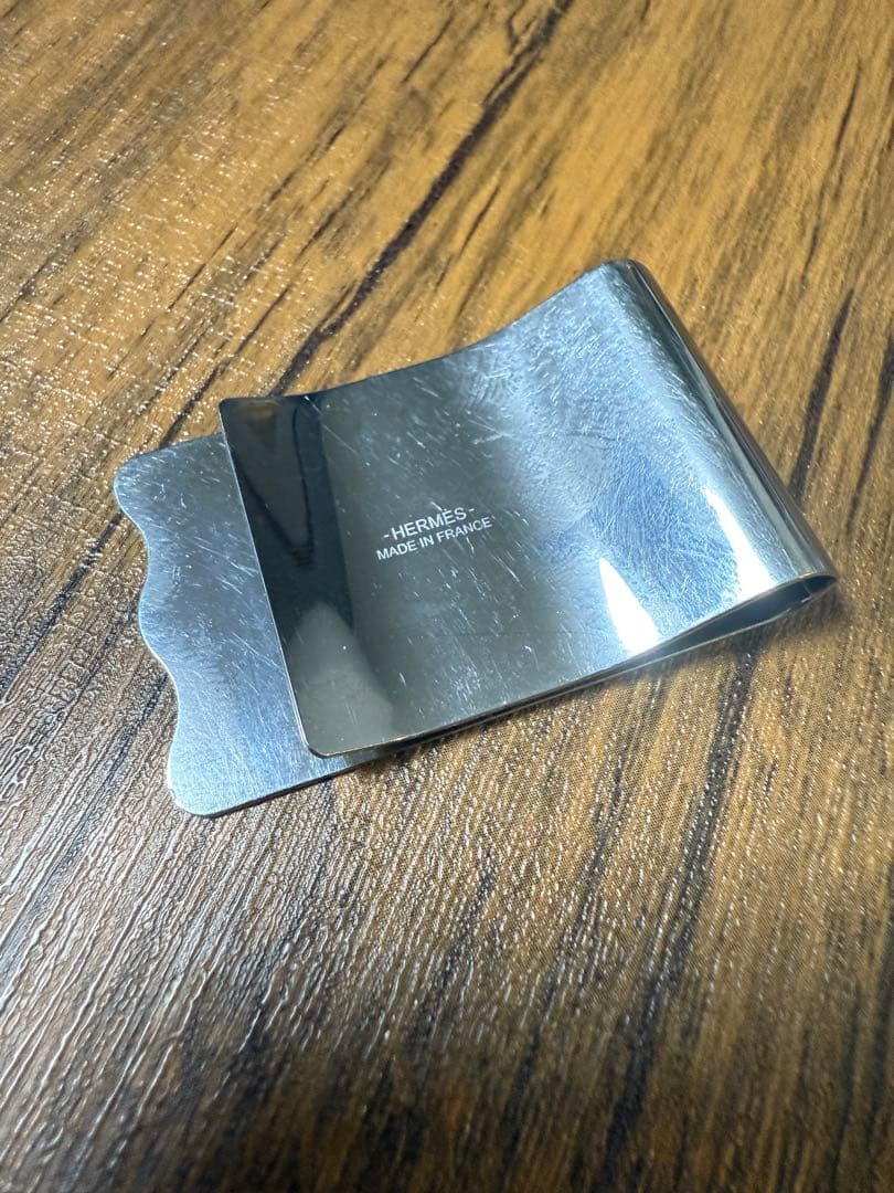 HERMES マネークリップ Typo bill clip マネー ビルクリップ