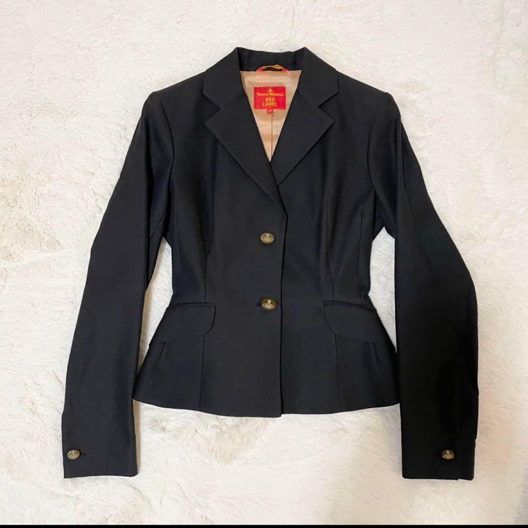 ヴィヴィアン・ウエストウッド　セットアップサイズ40　サイズスーツ　美ライン　黒