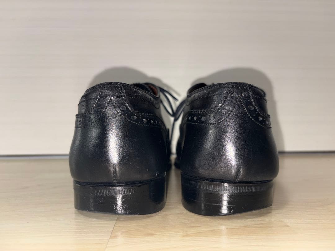 Alden オールデン ブラックカーフ セミブローグ 7.5 ジャンク品