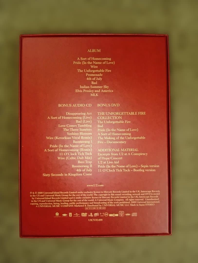 U2 スーパーデラックスエディション 2CD+DVD セット