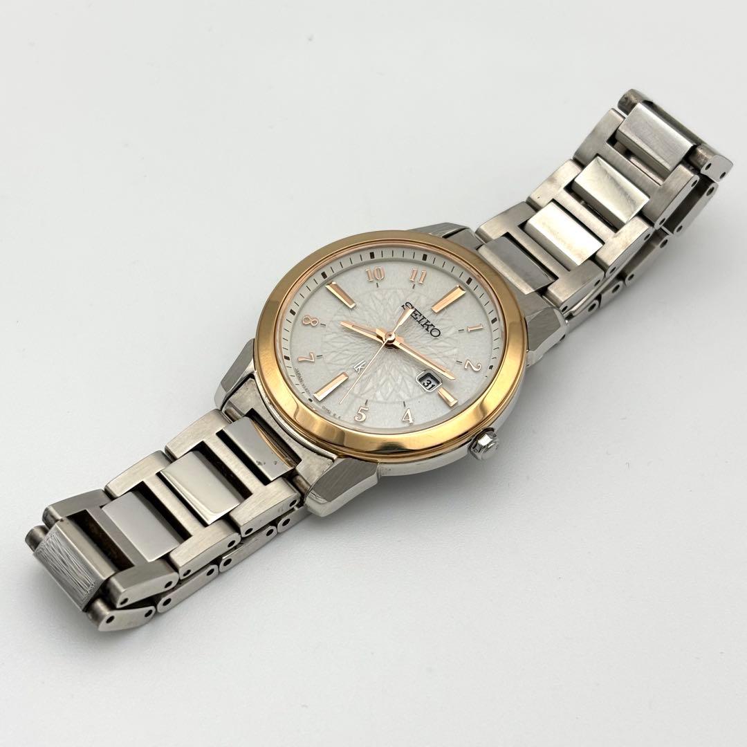 セイコー ルキア アイ コレクション ソーラー レディース 腕時計 ホワイト